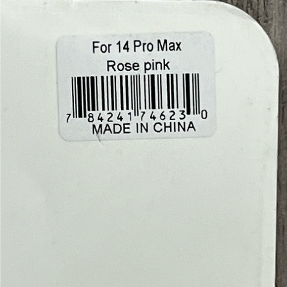 Pink IPhone 14 Pro Max silicone phone case, NWOT - Picture 3 of 4